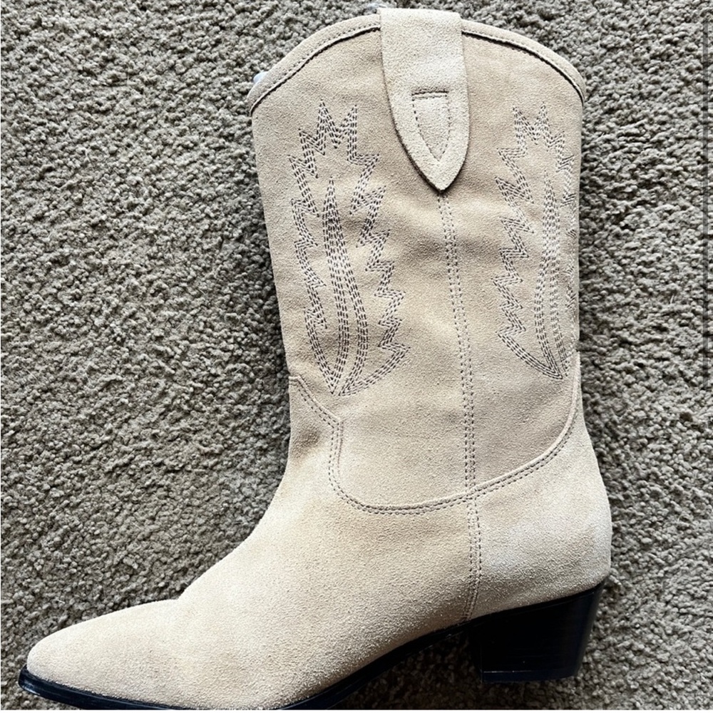 Isabel Marant suede Duerto leather western Boots US9 EUE41 - Picture 8 of 10
